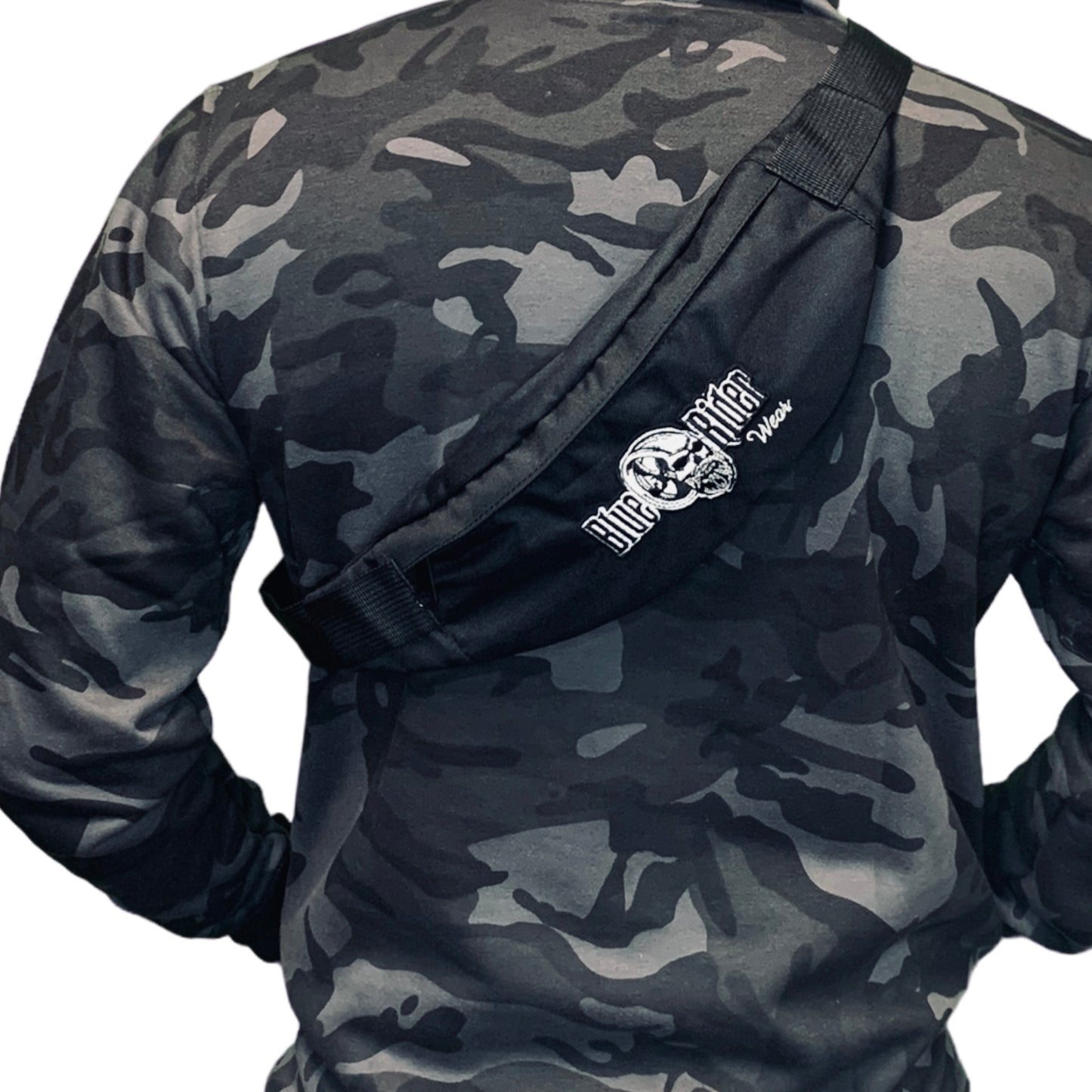 Camouflage Army Taktische Gürteltasche – Bauchtasche mit Totenkopf Skull Design für Outdoor-Abenteuer und Streetwear