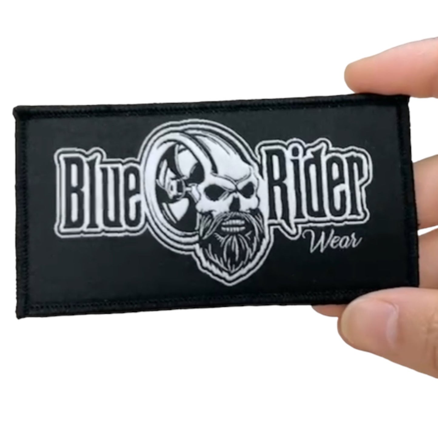 Blue Rider Wear Patch Aufnäher Schwarz