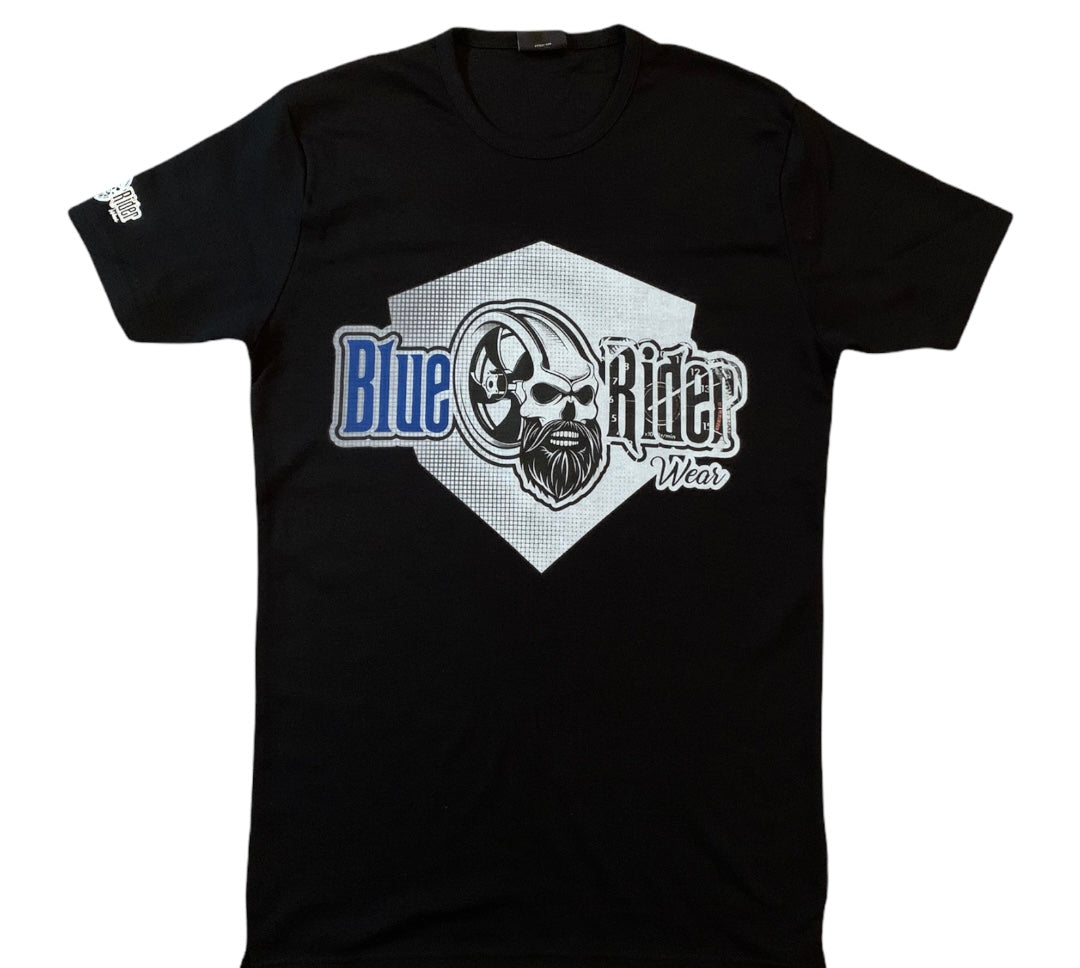 Biker Skull Motorrad T-Shirt für Herren – Premium 100% Baumwolle, Cooles Design für Biker