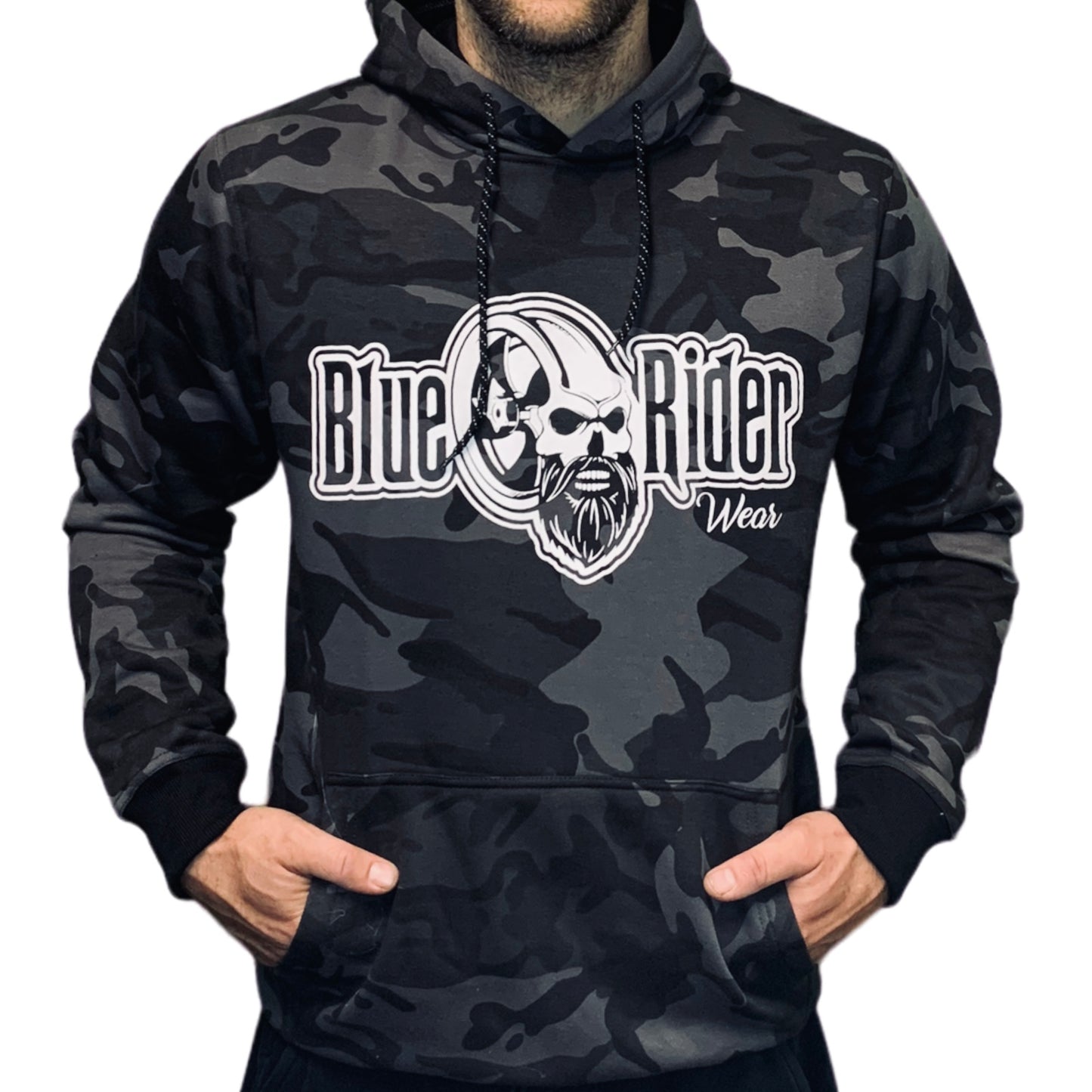 Blue Rider Wear Hoodie Dark Camouflage