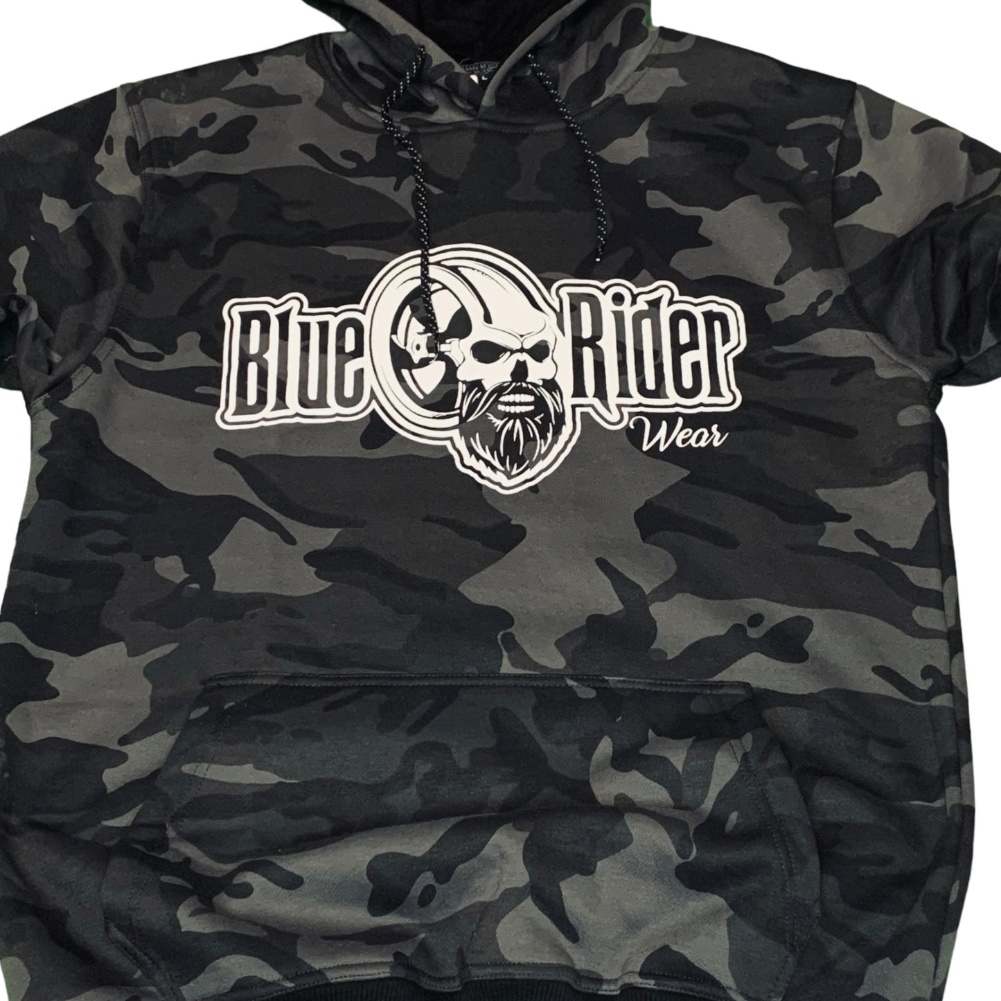 Blue Rider Wear Hoodie Dark Camouflage 