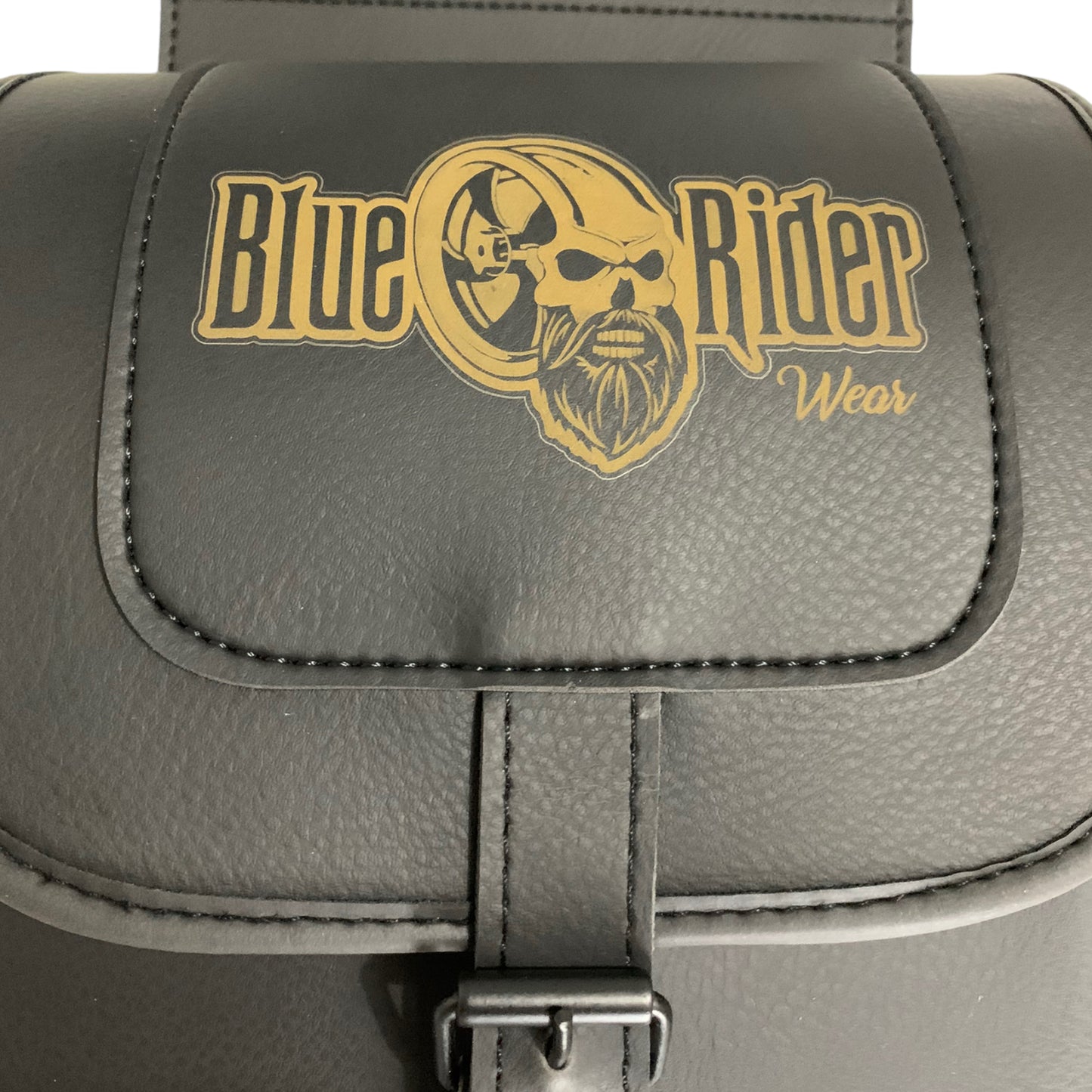 Blue Rider Wear Satteltasche Leder Schwarz 