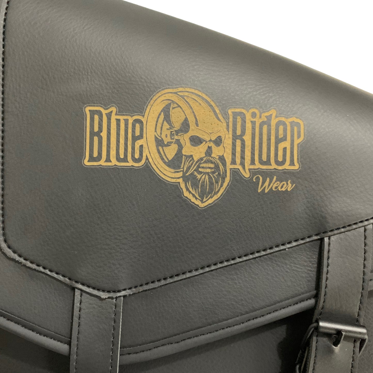 Blue Rider Wear Schwingentasche Leder Schwarz