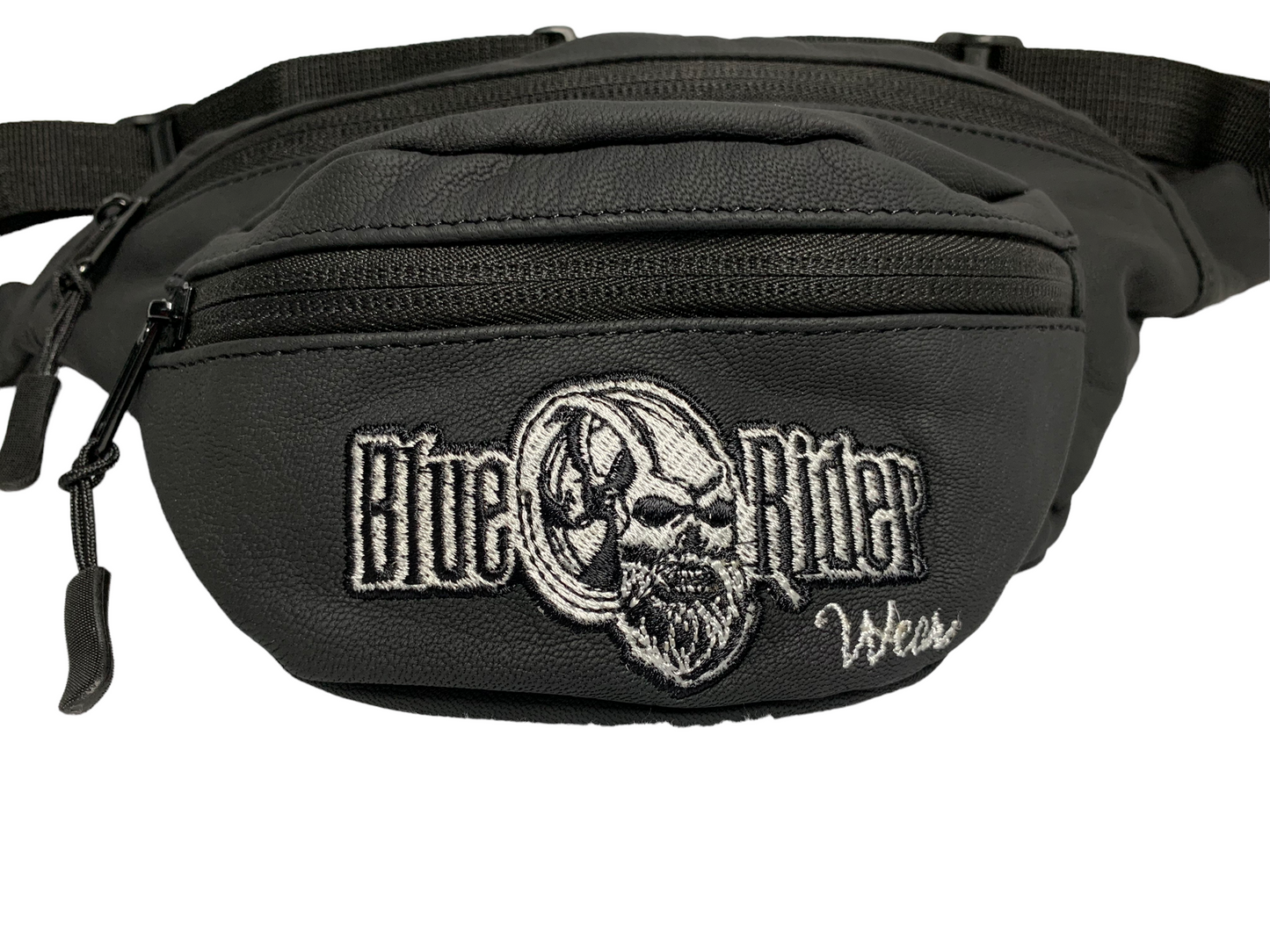 Blue Rider Wear Leder Gürteltasche Schwarz