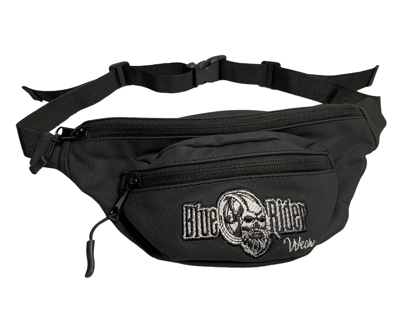 Blue Rider Wear Leder Gürteltasche Schwarz