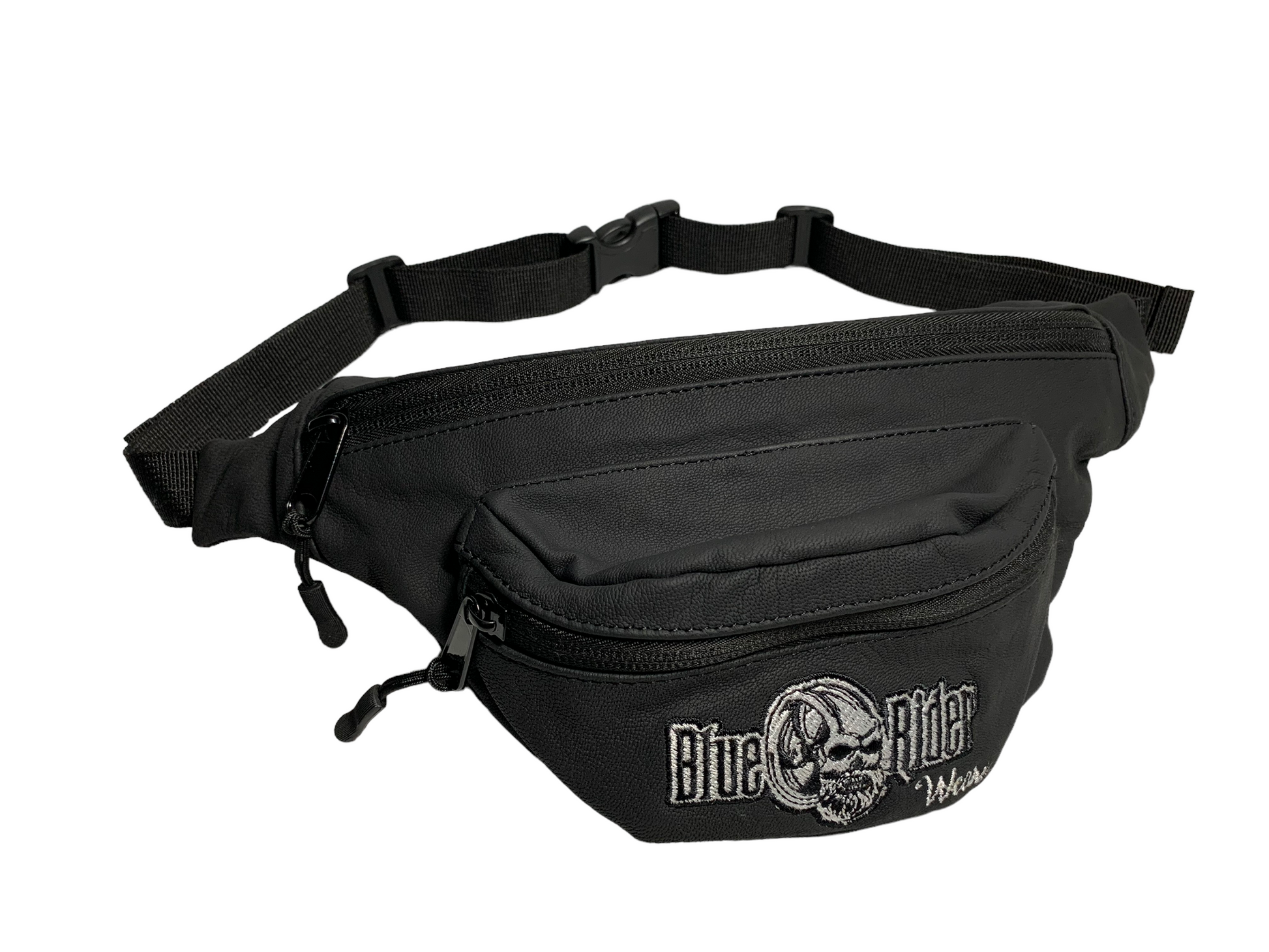 Blue Rider Wear Leder Gürteltasche Schwarz