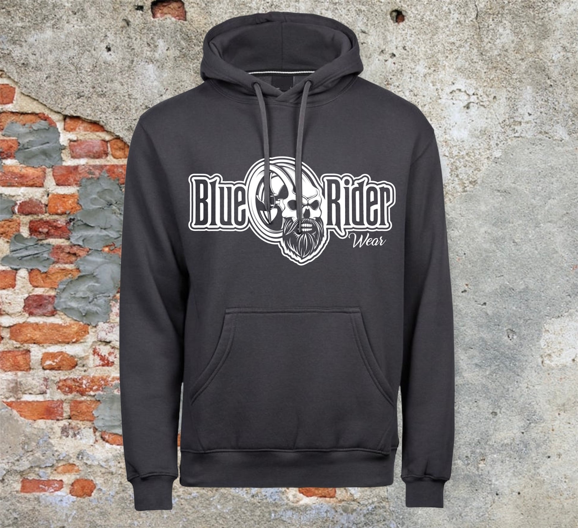 Blue Rider Wear Premium Hoodie Schwarz