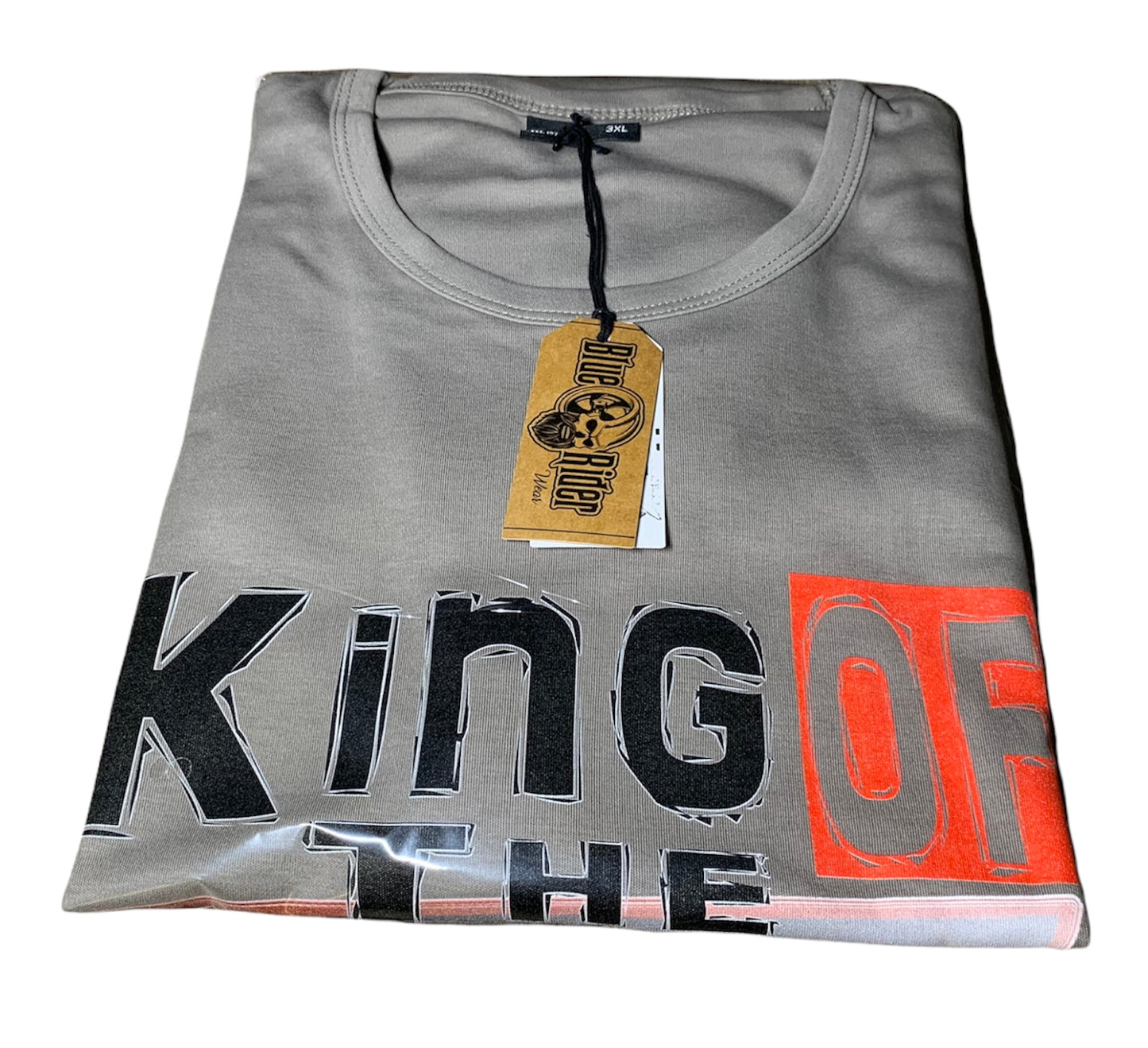 Blue Rider Wear T- Shirt King of The Road´s Grau