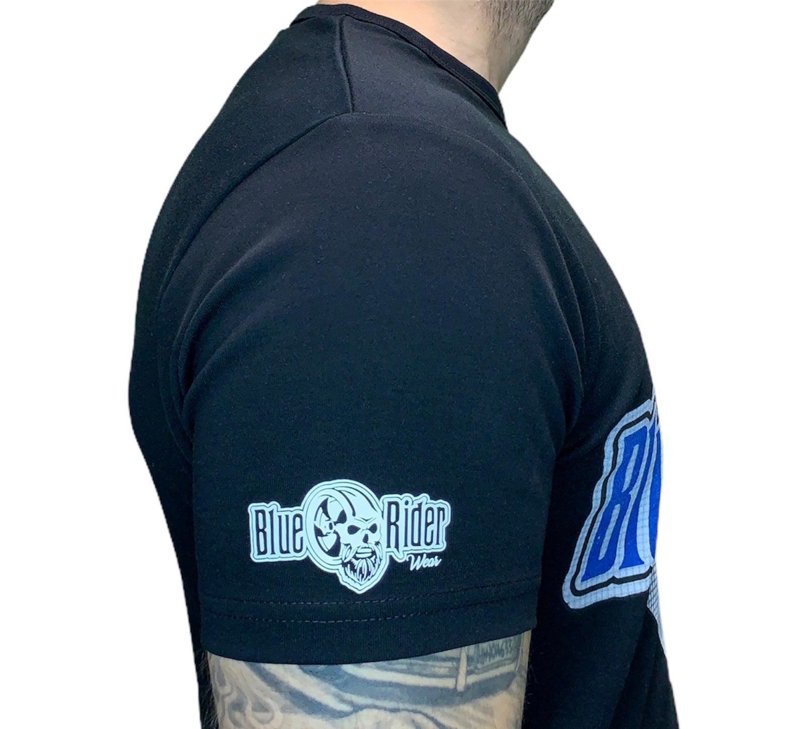 Blue Rider Wear T- Shirt Skull Schwarz